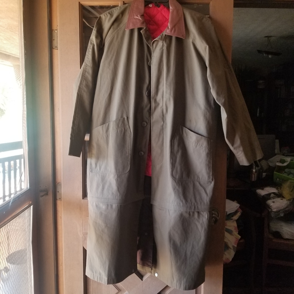 Canvas duster (no brand), Med. (would fit a large)